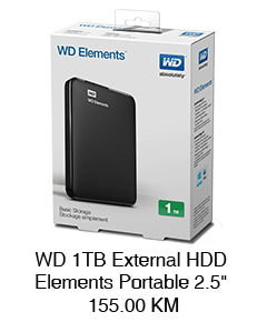 WD 1TB External HDD Elements Portable 2.5 USB 3.0